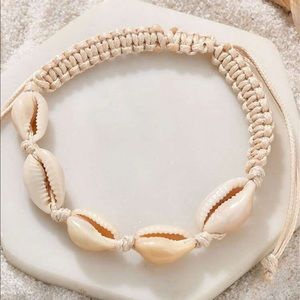 NEW•Zen Bohemian Sienna Boho Chic Adjustable Cream Seashell Bracelet